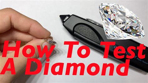 How to Test a Diamond .